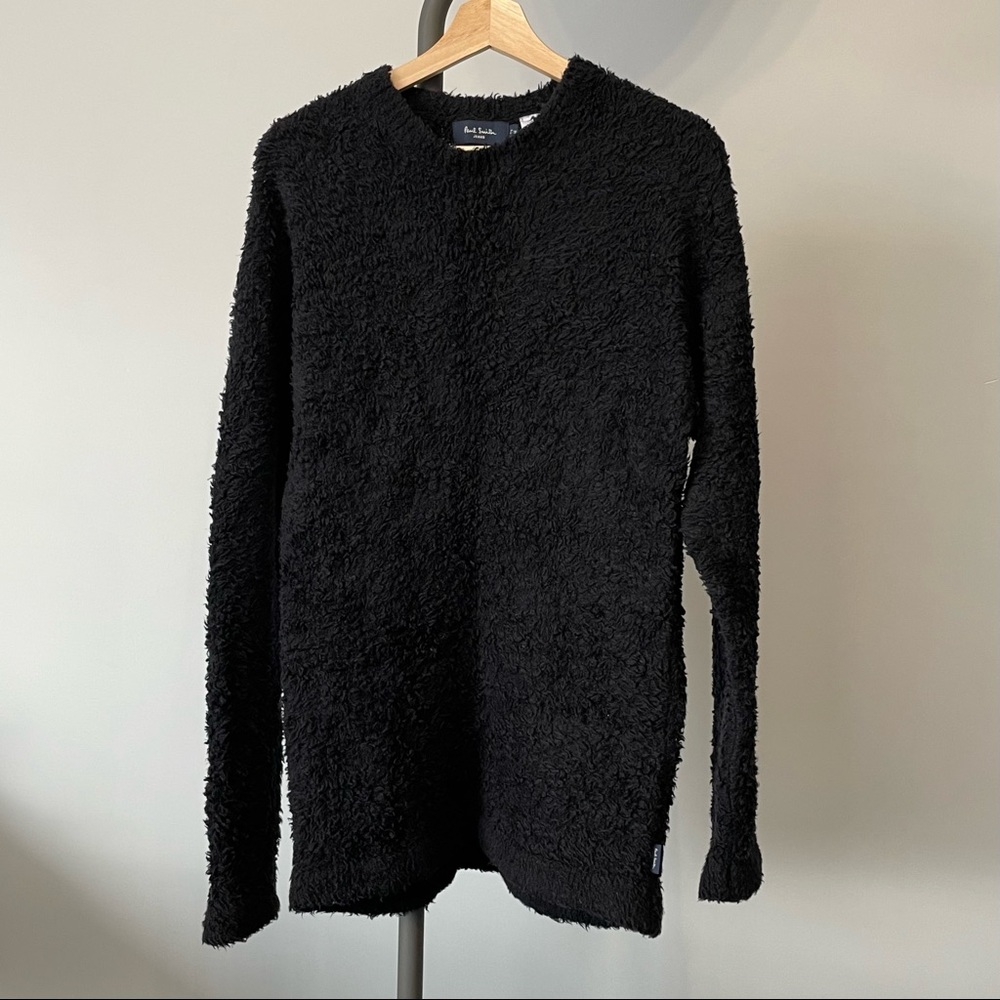 [Paul Smith] Black Fuzzy Sweater